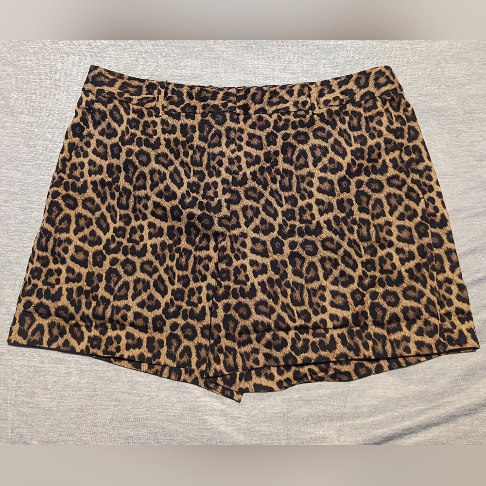 Michael Kors cute leopard Pin-up (pin up) shorts,  Size 14 - Picture 2 of 3